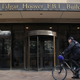 A law enforcement officer arrives at the J. Edgar Hoover FBI Building on January 28, 2019 in Washington, DC.